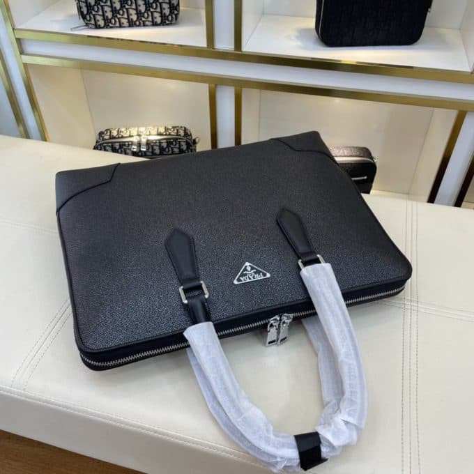 高品質 プラダバッグコピー 定番人気2022新品 PRADA メンズ ブリーフケース - 画像 (3)
