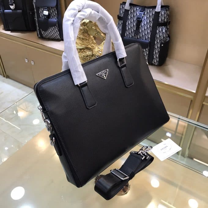 高品質プラダバッグコピー 定番人気2022新品 PRADA メンズ ブリーフケース - 画像 (3)