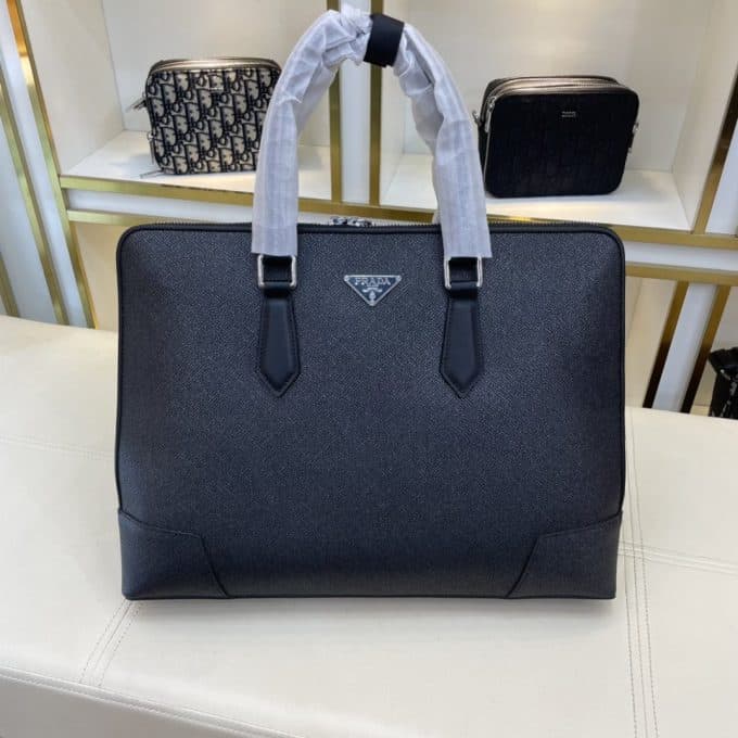 高品質 プラダバッグコピー 定番人気2022新品 PRADA メンズ ブリーフケース