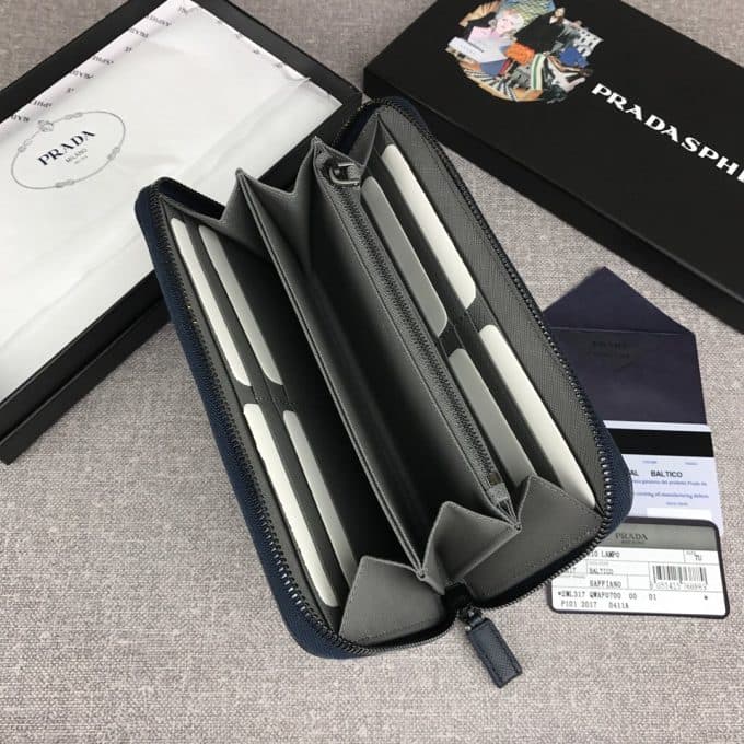 プラダ財布コピー 定番人気2021新品 PRADA メンズ 長財布 - 画像 (6)