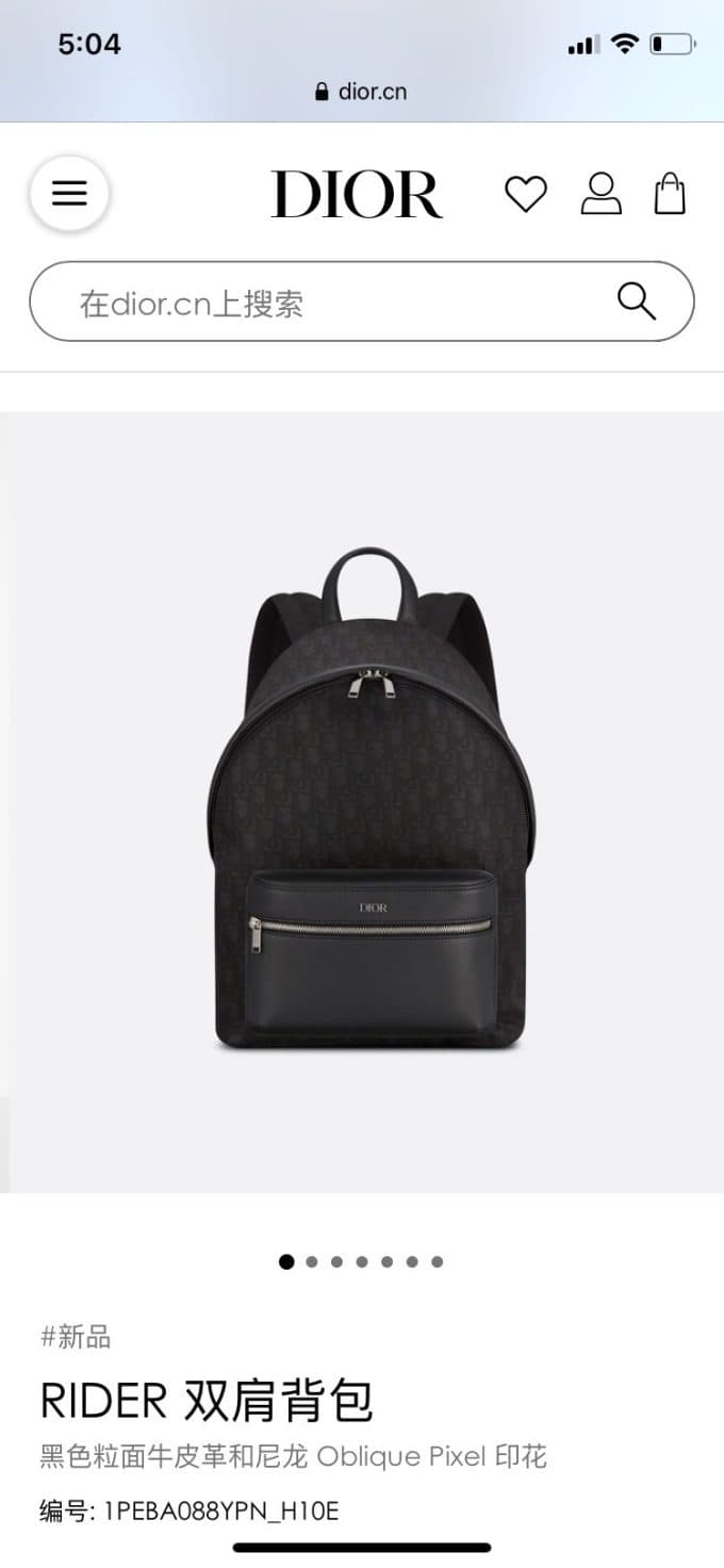 人気高級ディオールバッグコピー 2022新品注目度NO.1 Dior メンズ バックパック - 画像 (2)
