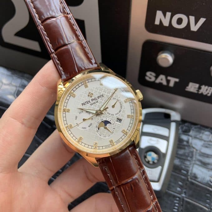 高級人気新品パテックフィリップ 時計 スーパーコピー メンズ 自動巻き 2色