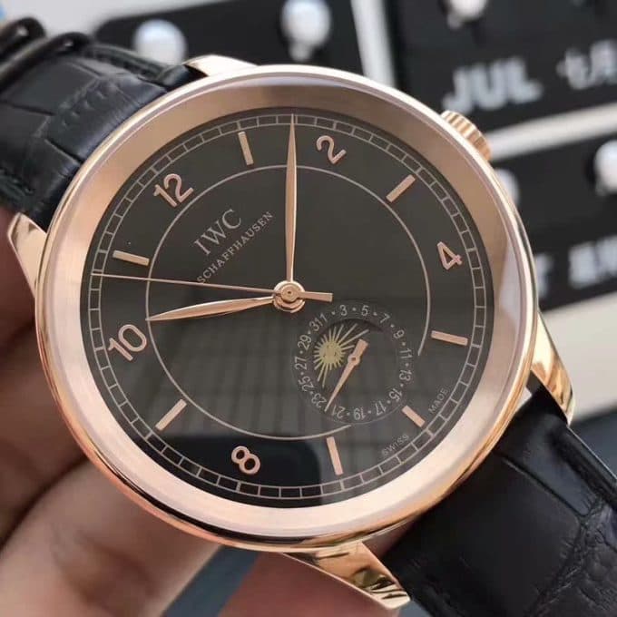 高品質IWC ポルトギーゼ コピーシリーズ メンズ 自動巻き2色 - 画像 (5)