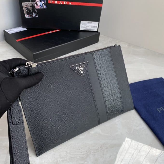 プラダバッグコピー 大人気2021新品 PRADA メンズ セカンドバッグ - 画像 (3)
