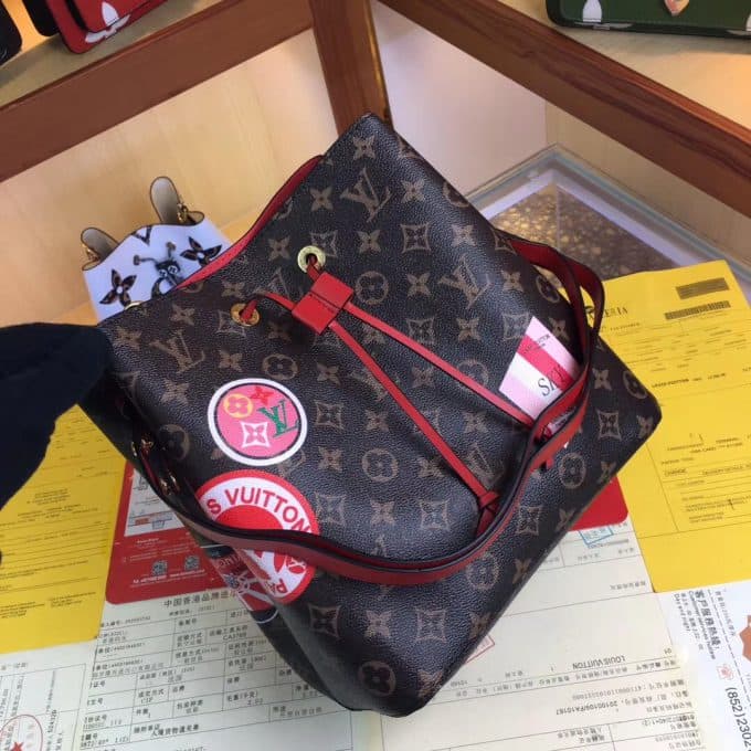 ルイヴィトンバッグコピー 定番人気2020新品 Louis Vuitton レディース バケツバッグ - 画像 (4)