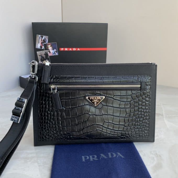 プラダバッグコピー 定番人気2021新品 PRADA メンズ セカンドバッグ