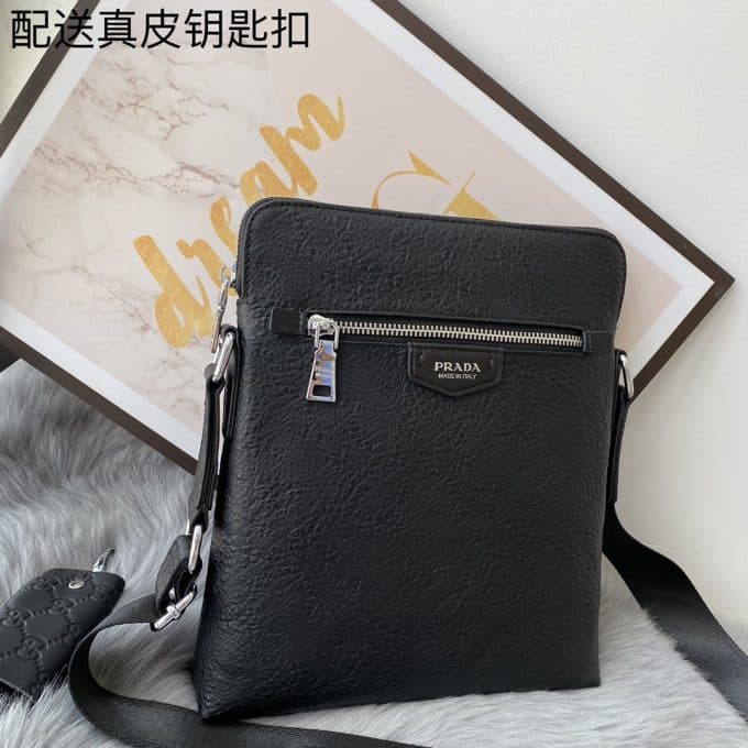プラダバッグコピー 2021新品注目度NO.1 PRADA メンズ ショルダーバッグ - 画像 (3)