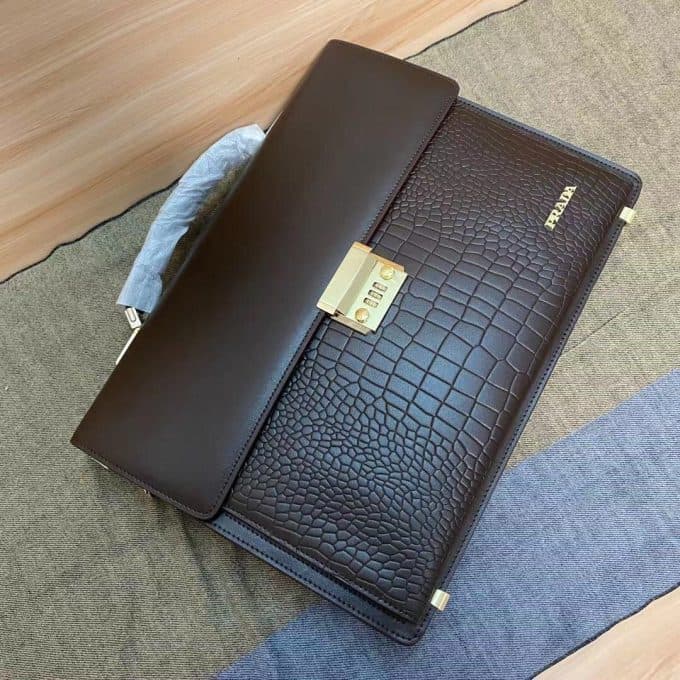 高品質プラダバッグコピー 2021新品注目度NO.1 PRADA メンズ ブリーフケース - 画像 (4)