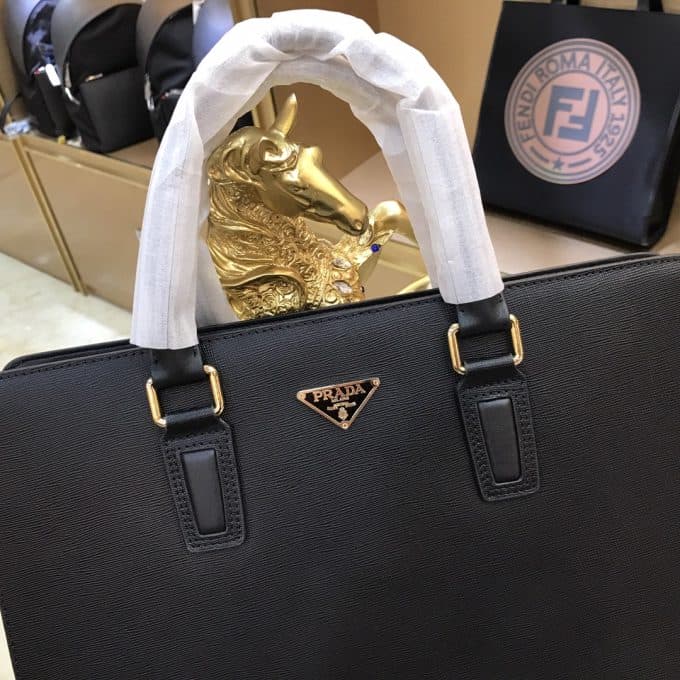 高品質 プラダバッグコピー 2021新品注目度NO.1 PRADA メンズ ブリーフケース - 画像 (5)