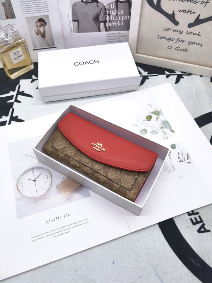 コーチ財布コピー 定番人気2021新品 Coach レディース 長財布 - 画像 (4)