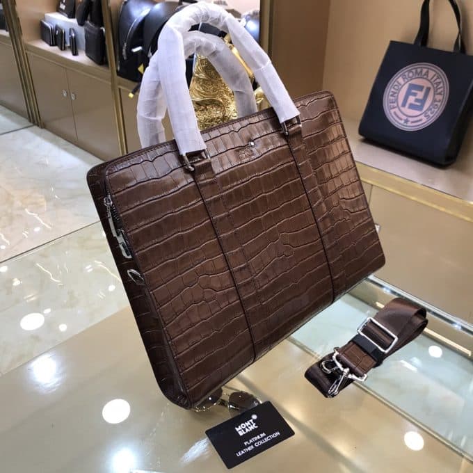 高品質モンブランバッグコピー 大人気2021新品 Montblancメンズ ブリーフケース - 画像 (3)