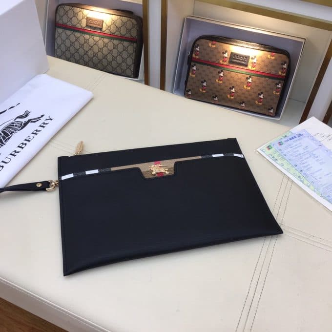 バーバリーバッグコピー 定番人気2021新品 BURBERRY メンズ セカンドバッグ - 画像 (5)