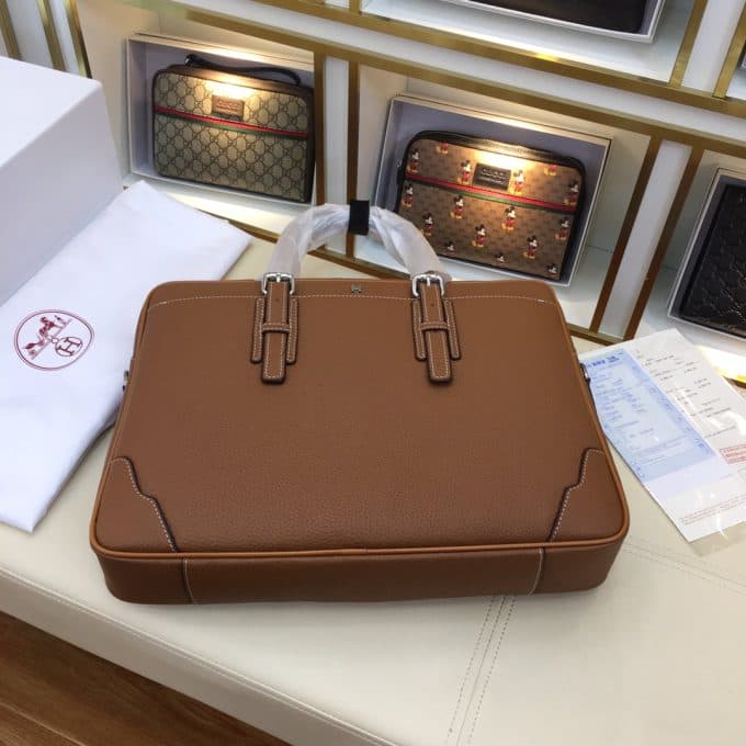 人気高級 エルメスバッグコピー 2021新品注目度NO.1 HERMES メンズ ブリーフケース - 画像 (5)