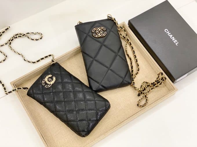 シャネルバッグコピー 大人気2021新品 CHANEL 男女兼用 携帯 電話 バッグ  2色 - 画像 (4)