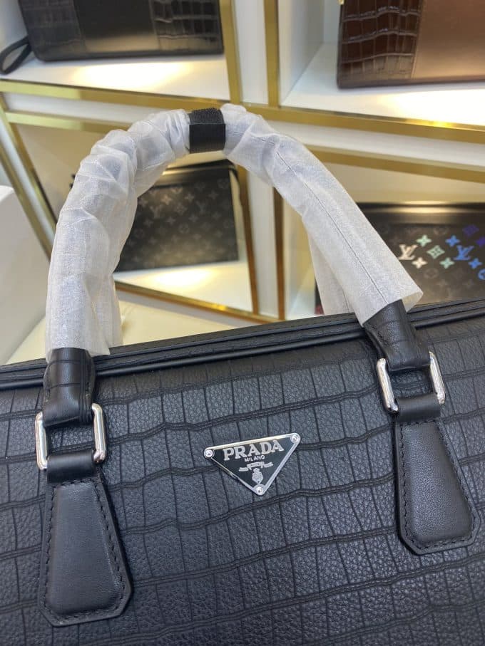 人気高級プラダバッグコピー 大人気2021新品 PRADA メンズ ブリーフケース - 画像 (6)