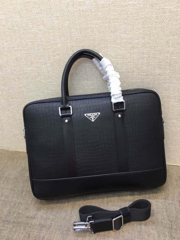プラダバッグコピー 2021新品注目度NO.1 PRADA メンズ ブリーフケース - 画像 (4)