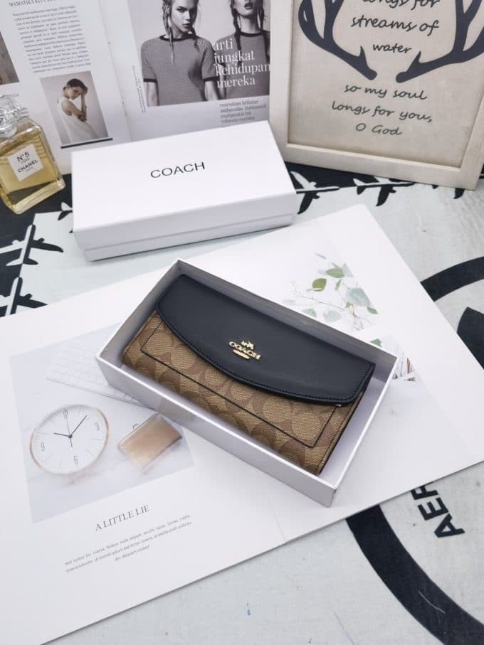 コーチ財布コピー 定番人気2021新品 Coach レディース 長財布 - 画像 (4)
