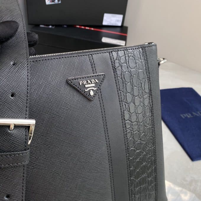 プラダバッグコピー 定番人気2021新品 PRADA メンズ ショルダーバッグ - 画像 (4)