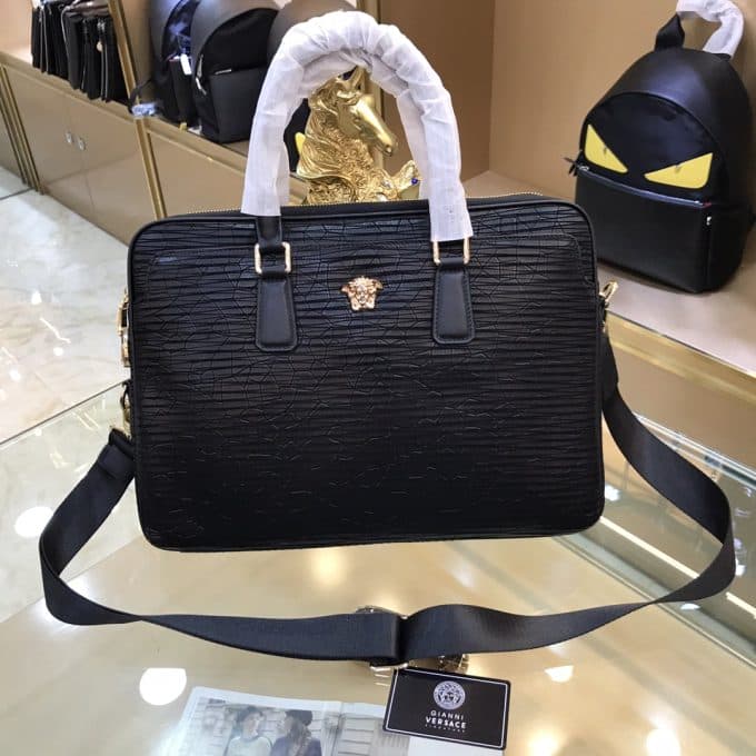人気高級 ヴェルサーチェバッグコピー 定番人気2021新品 VERSACE メンズ ブリーフケース - 画像 (4)