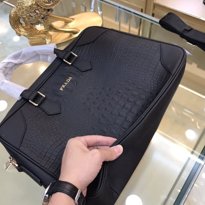 プラダバッグコピー 定番人気2021新品 PRADA メンズ ブリーフケース - 画像 (7)