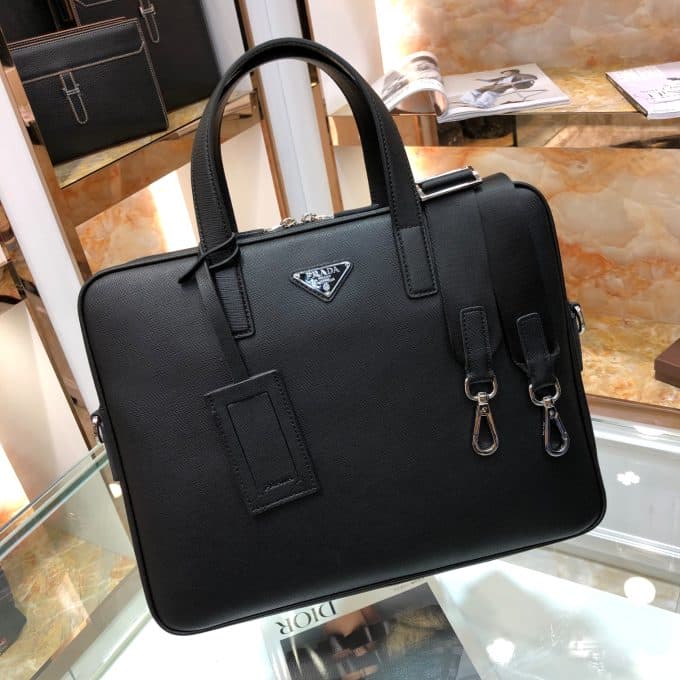 人気高級 プラダバッグコピー 2021新品注目度NO.1 PRADA メンズ ブリーフケース - 画像 (3)
