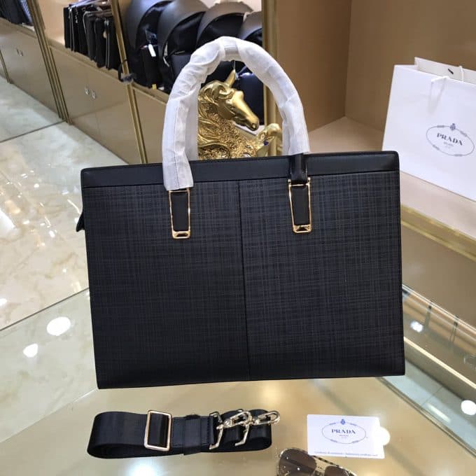 高品質 プラダバッグコピー 定番人気2021新品  PRADA メンズ ブリーフケース - 画像 (2)