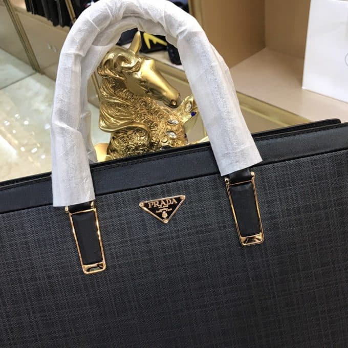 高品質 プラダバッグコピー 定番人気2021新品  PRADA メンズ ブリーフケース - 画像 (5)