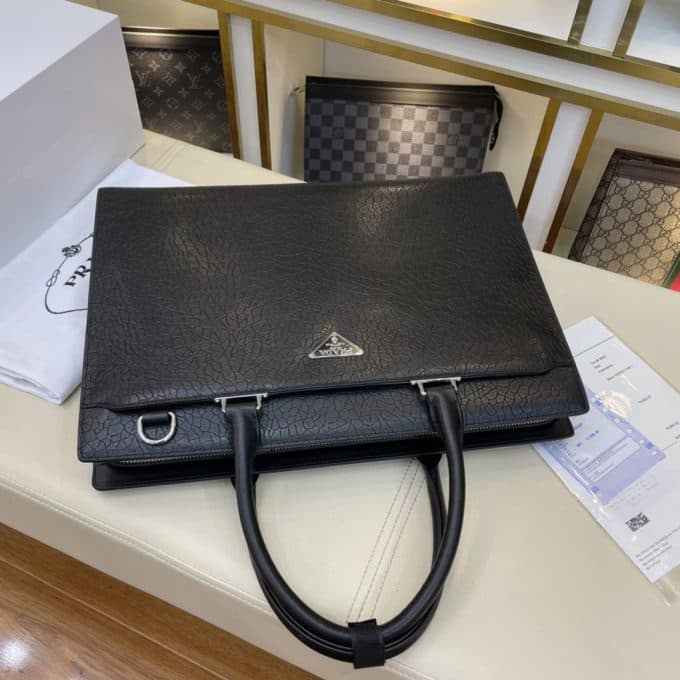 高品質プラダバッグコピー 2021新品注目度NO.1 PRADA メンズ ブリーフケース - 画像 (3)
