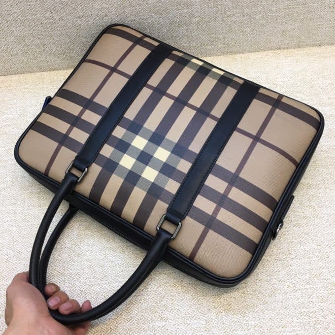 バーバリーバッグコピー 定番人気2021新品 BURBERRY メンズ ブリーフケース - 画像 (5)