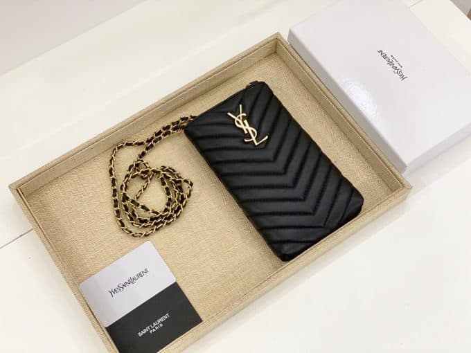 イヴサンローラン バッグコピー 大人気2021新品 YSL 男女兼用 携帯 電話 バッグ 2色 - 画像 (3)