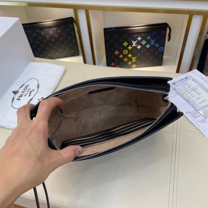 プラダバッグコピー 大人気2021新品 PRADA メンズ セカンドバッグ - 画像 (8)
