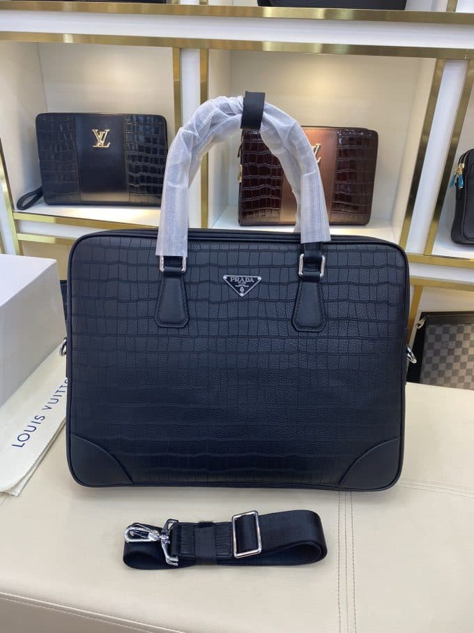 人気高級プラダバッグコピー 大人気2021新品 PRADA メンズ ブリーフケース