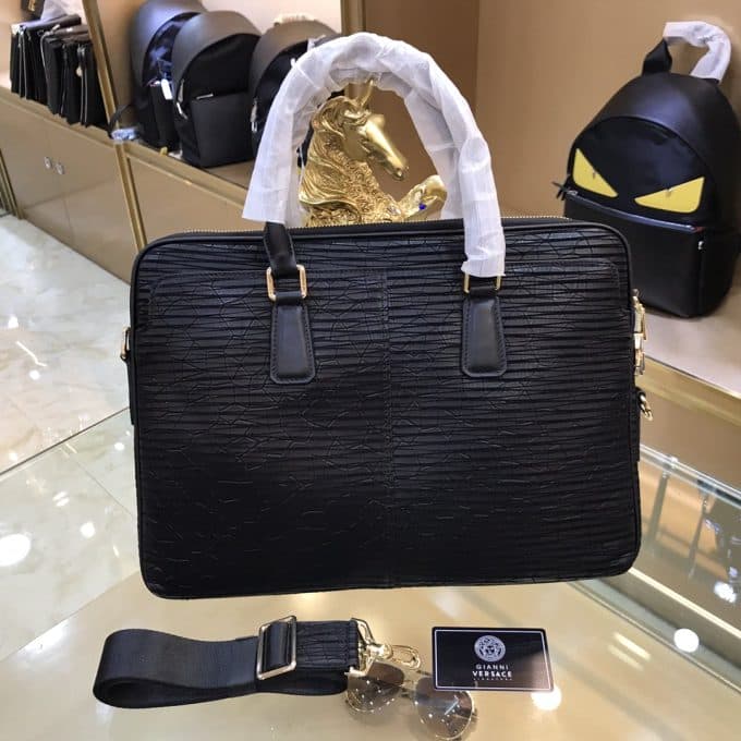 人気高級 ヴェルサーチェバッグコピー 定番人気2021新品 VERSACE メンズ ブリーフケース - 画像 (2)