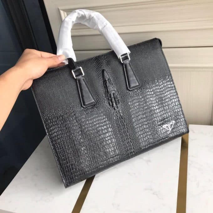 プラダバッグコピー 大人気2021新品 PRADA メンズ ブリーフケース - 画像 (4)