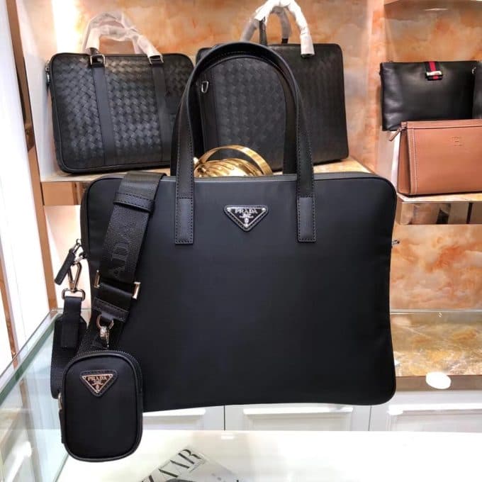 プラダバッグコピー 2021新品注目度NO.1 PRADA メンズ ブリーフケース - 画像 (2)