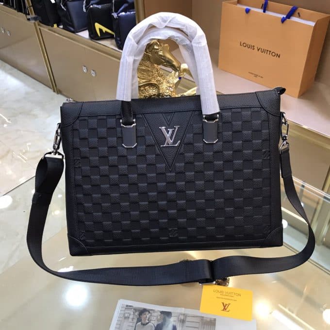 人気高級 ルイヴィトンバッグコピー 定番人気2021新品 Louis Vuitton メンズ ブリーフケース - 画像 (4)