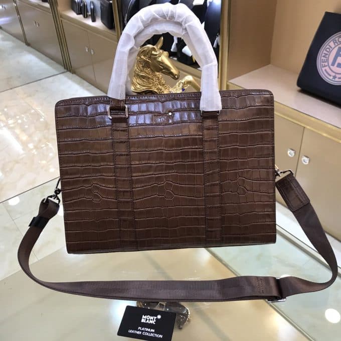 高品質モンブランバッグコピー 大人気2021新品 Montblancメンズ ブリーフケース - 画像 (4)