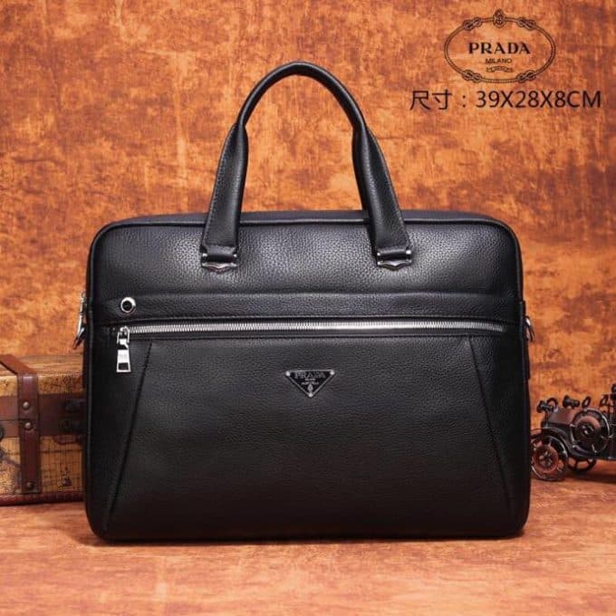 高品質 プラダバッグコピー 大人気2021新品 PRADA メンズ ブリーフケース - 画像 (3)