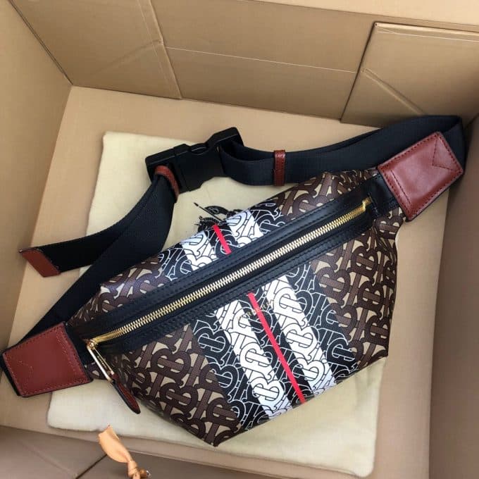 バーバリーバッグコピー 定番人気2021新品 BURBERRY メンズ ウエストポーチ