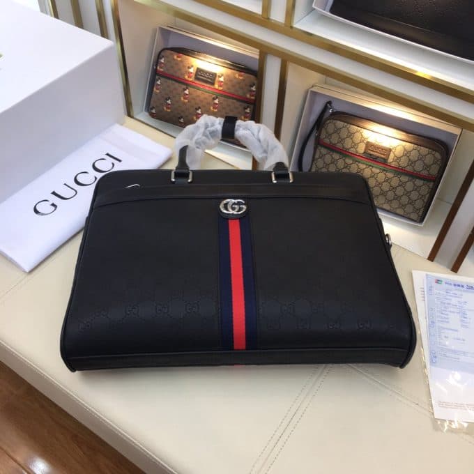 グッチバッグコピー 大人気2021新品 GUCCI メンズ ブリーフケース - 画像 (5)