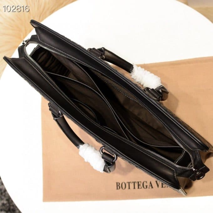 ボッテガヴェネタバッグコピー 定番人気2021新品 Bottega Veneta メンズ ブリーフケース - 画像 (9)