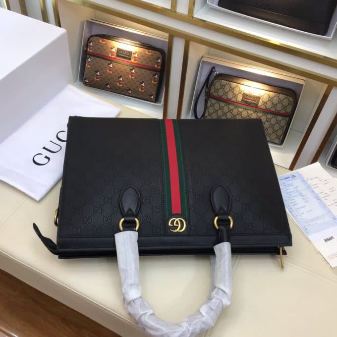 人気高級グッチバッグコピー 定番人気2021新品 GUCCI メンズ ブリーフケース - 画像 (4)