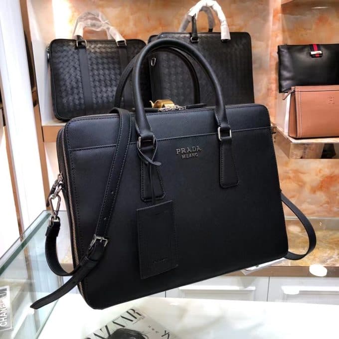 高品質 プラダバッグコピー 定番人気2021新品 PRADA メンズ ブリーフケース - 画像 (2)