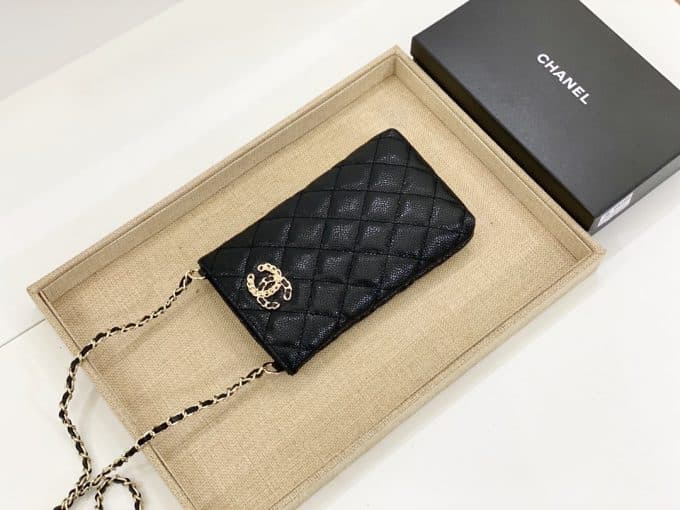 シャネルバッグコピー 大人気2021新品 CHANEL 男女兼用 携帯 電話 バッグ  2色 - 画像 (5)