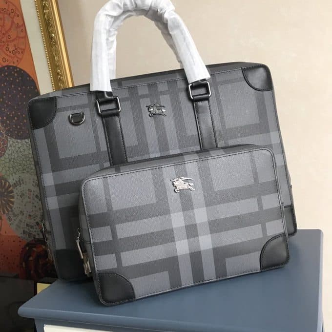 高品質 バーバリーバッグコピー 定番人気2021新品 BURBERRY メンズ ブリーフケース - 画像 (4)