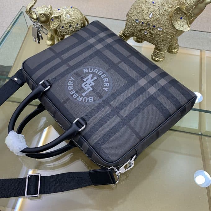 バーバリーバッグコピー 大人気2021新品 BURBERRY メンズ ブリーフケース - 画像 (4)