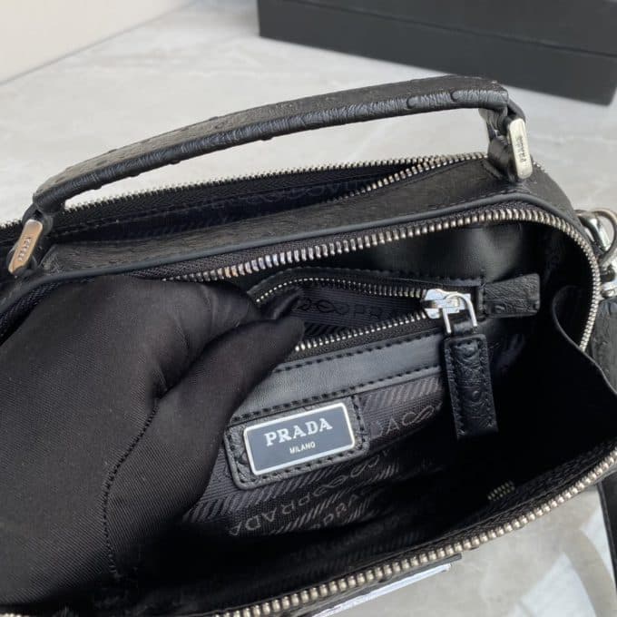 人気高級プラダバッグコピー 定番人気2021新品 PRADA メンズ ショルダーバッグ - 画像 (9)