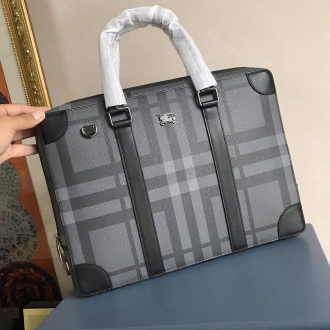 高品質 バーバリーバッグコピー 定番人気2021新品 BURBERRY メンズ ブリーフケース - 画像 (2)