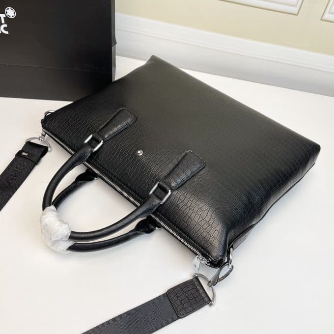 高品質モンブランバッグコピー 定番人気2021新品 Montblancメンズ ブリーフケース - 画像 (8)
