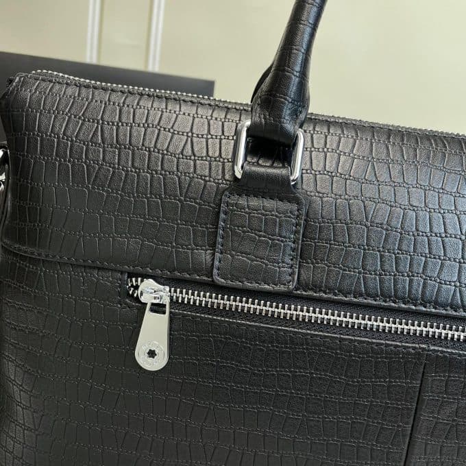 高品質モンブランバッグコピー 定番人気2021新品 Montblancメンズ ブリーフケース - 画像 (6)